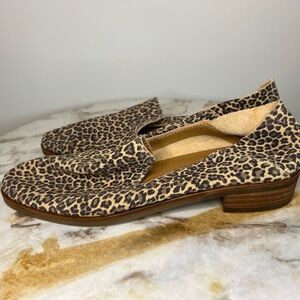 Lucky brand Cahill loafer size 7.5 cheetah leopard print